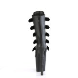 Vegaani 20 cm RAPTURE-1052BK soljet nilkkurit korkokengät kallo korko