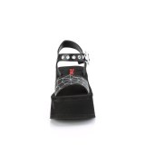 Vegaani 6,5 cm DemoniaCult FUNN-10 lolita emo sandaalit platform