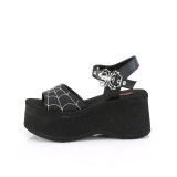 Vegaani 6,5 cm DemoniaCult FUNN-10 lolita emo sandaalit platform