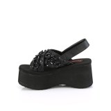 Vegaani 6,5 cm DemoniaCult FUNN-12 lolita sandaalit platform