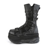 Vegaani 7,5 cm NEPTUNE-210 demoniacult saappaat - unisex platform saappaat