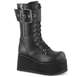Vegaani 9,5 cm PETROL-150 demonia saappaat - unisex platform saappaat