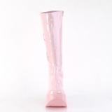 Vegaani vaaleanpunaiset 13 cm DYNAMITE-218 emo punk saappaat kiilakorot platform