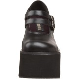 Vegan 11,5 cm DemoniaCult KERA-08 platform mary jane avokkaat