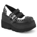 Vegan 11,5 cm SHAKER-27 vaihtoehtoinen kengät paksupohjaiset musta