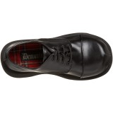 Vegan 8 cm DANK-101 vaihtoehtoinen kengät paksupohjaiset musta