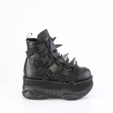 Vegan 8 cm NEPTUNE-68 miehille nilkkurit unisex cyberpunk bootsit buffalo platform