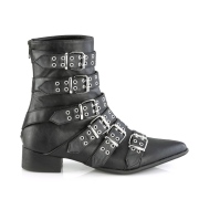 Vegan WARLOCK-70 tervkrkiset nilkkurit - miehille winklepicker nilkkurit 6 soljet