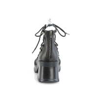 Vegan vagabond 7 cm BRATTY-32 vaihtoehtoinen kengt paksupohjaiset musta