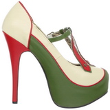 Vihreä Beiget 14,5 cm Burlesque TEEZE-43 naisten kengät korkeat korko