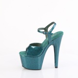 Vihret 18 cm ADORE-709GP glitter platform sandaalit naisten