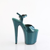 Vihret 20 cm FLAMINGO-809GP glitter platform sandaalit naisten