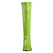 Vihret kiiltonahkasaappaat korkokengt 7,5 cm GOGO-300 korkosaappaat miehell