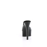 Vinyyli 15 cm GLEAM-601 Mustat korkokengät puukengät