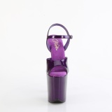 Violetti 20 cm FLAMINGO-809GP glitter platform sandaalit naisten